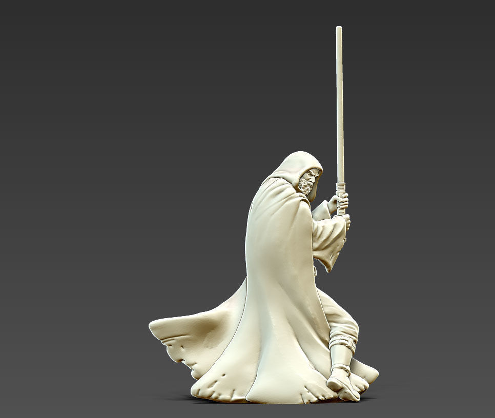 Light side bundle II - masters and apprentices 35 mm scale  3D print model_47