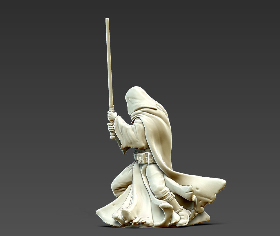 Light side bundle II - masters and apprentices 35 mm scale  3D print model_50
