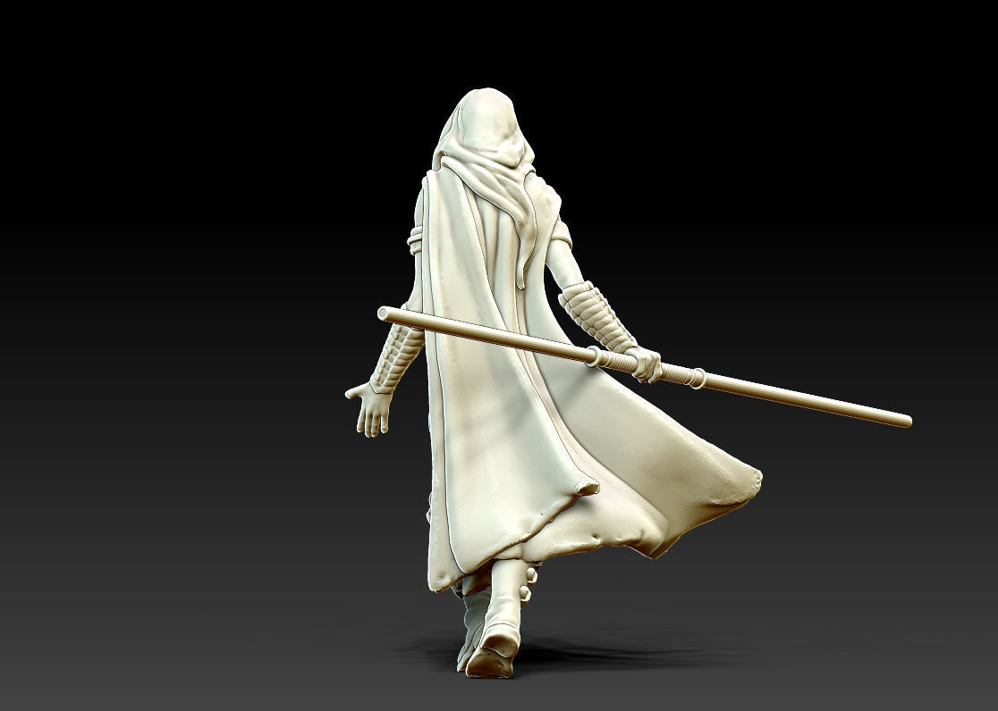 Light side bundle II - masters and apprentices 35 mm scale  3D print model_15