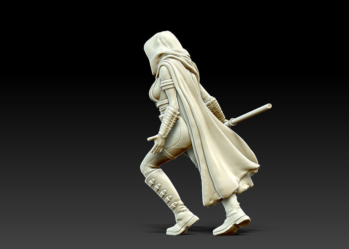 Light side bundle II - masters and apprentices 35 mm scale  3D print model_14
