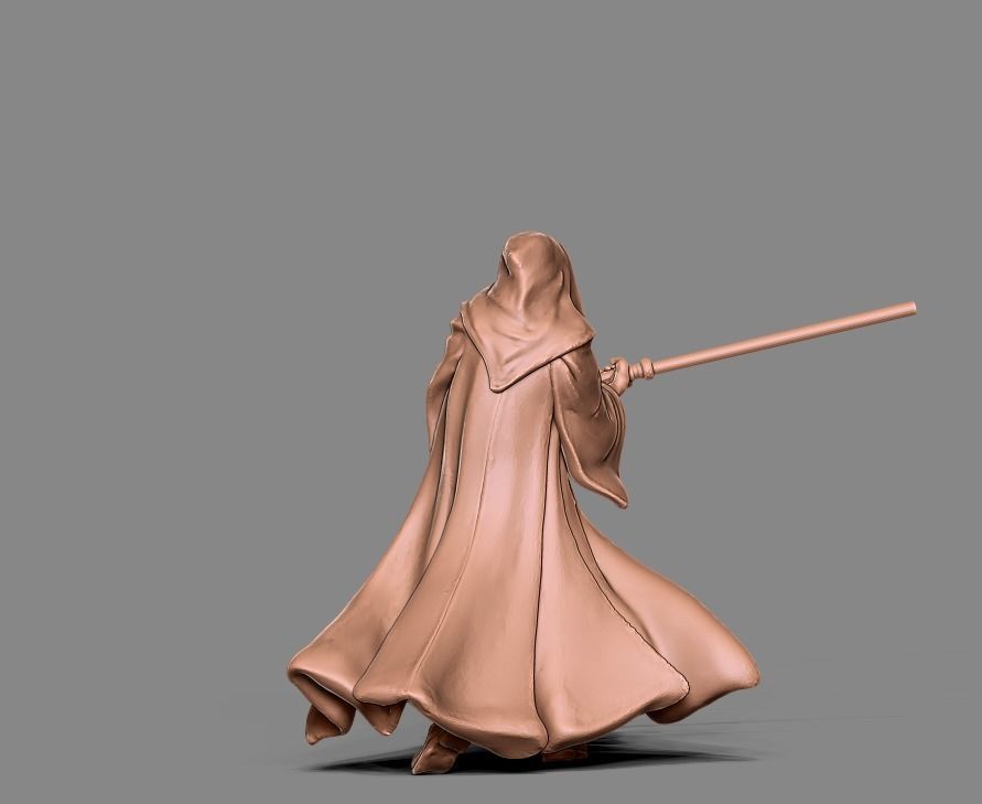 Light side bundle II - masters and apprentices 35 mm scale  3D print model_31