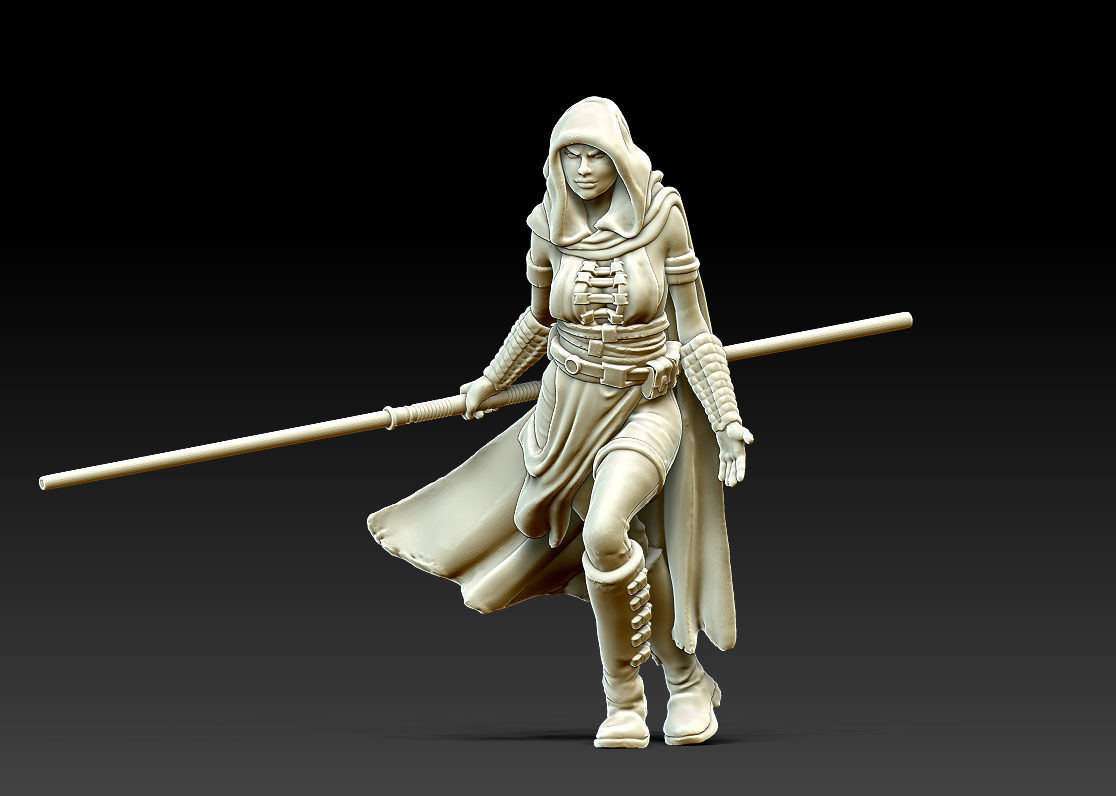 Light side bundle II - masters and apprentices 35 mm scale  3D print model_12