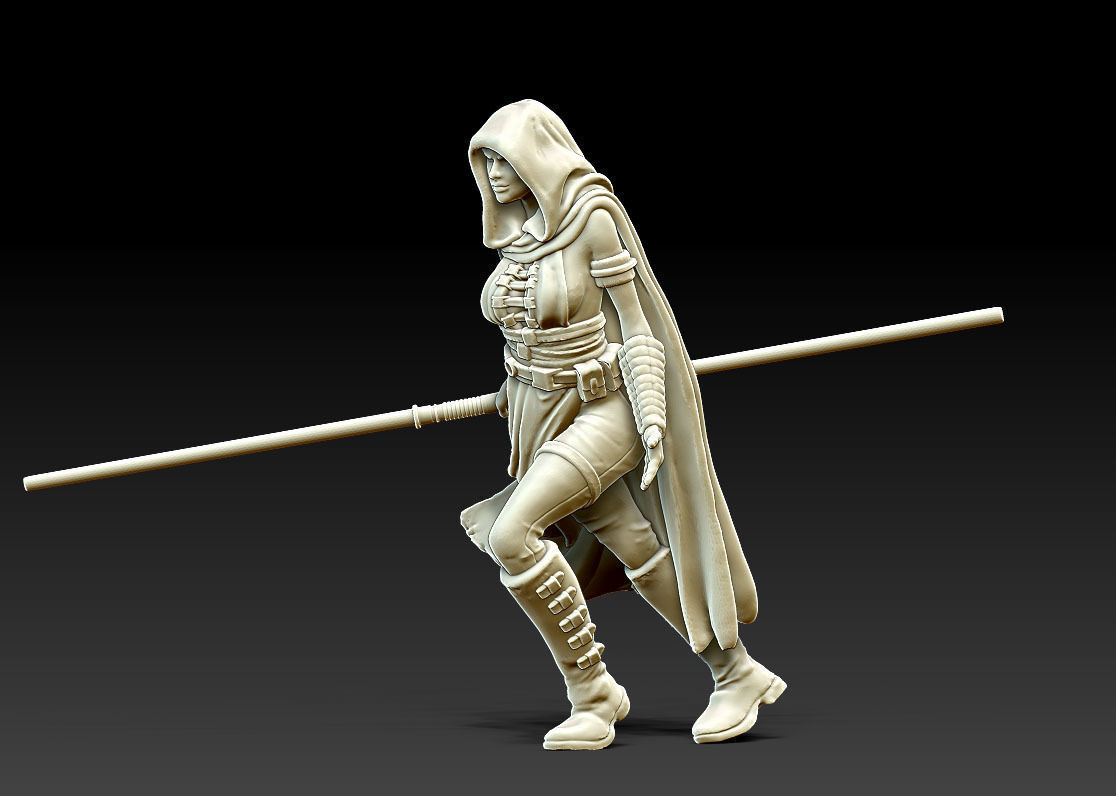 Light side bundle II - masters and apprentices 35 mm scale  3D print model_13