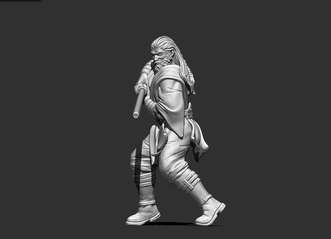 Light side bundle II - masters and apprentices 35 mm scale  3D print model_42