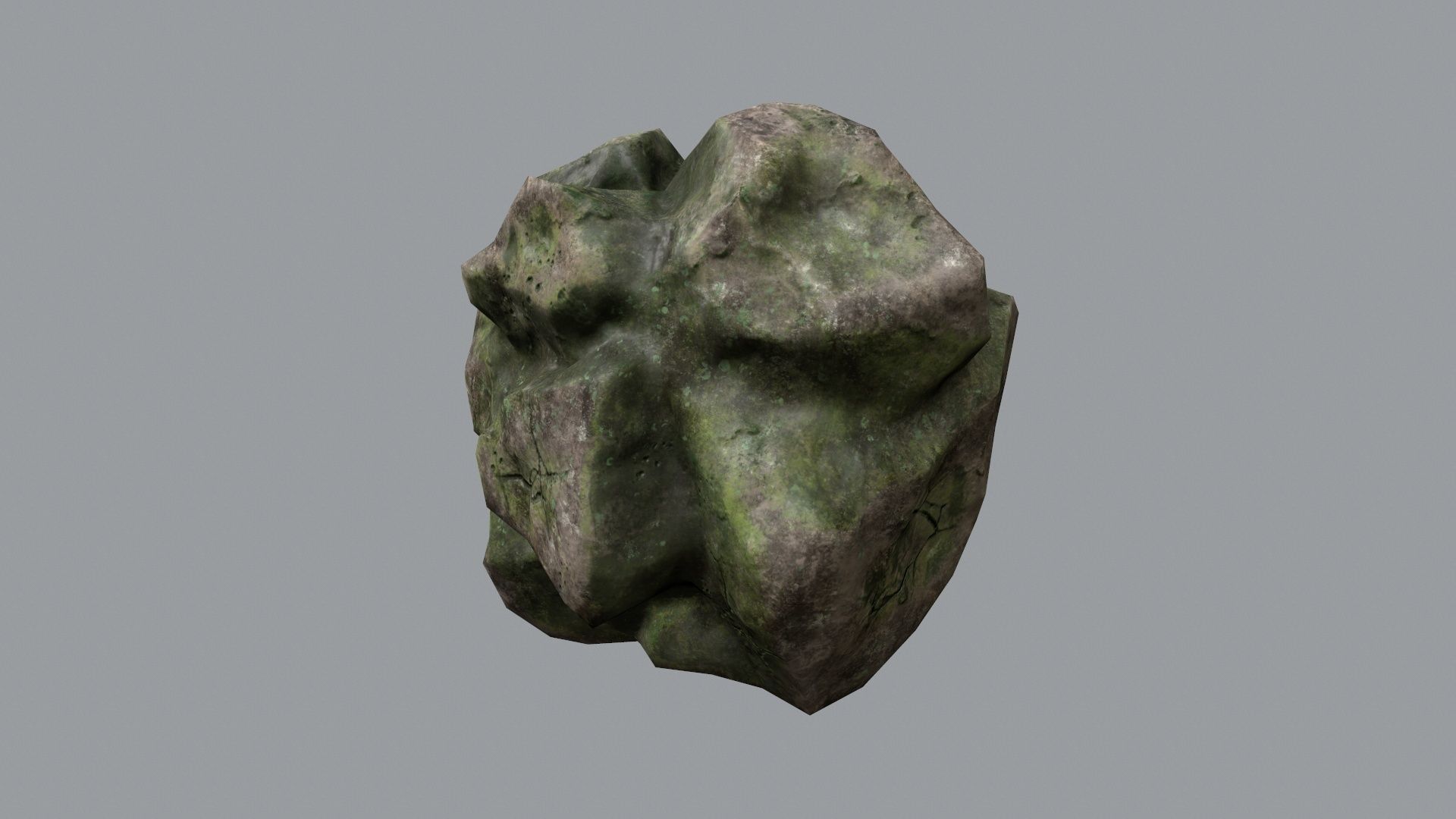 Rock Set Low-poly 3D model_13