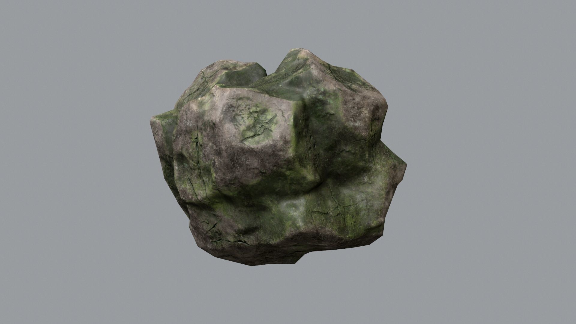 Rock Set Low-poly 3D model_12