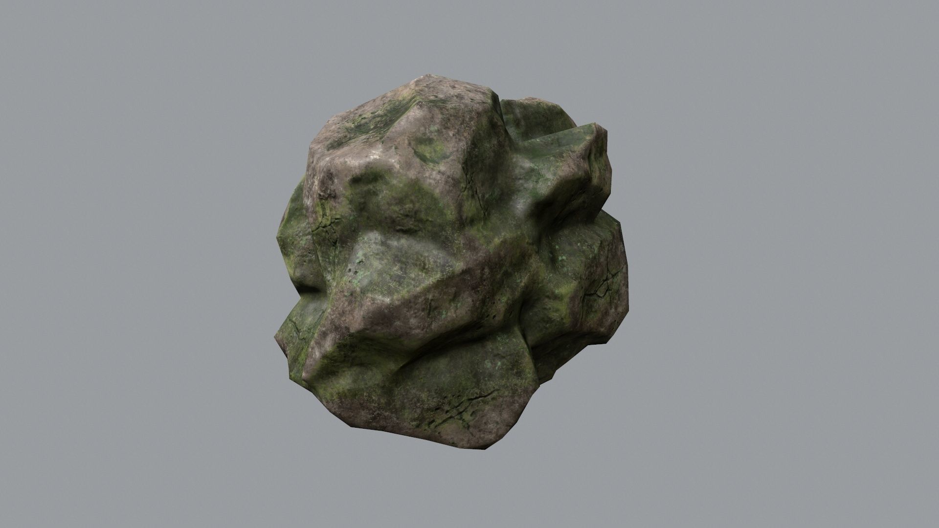 Rock Set Low-poly 3D model_11
