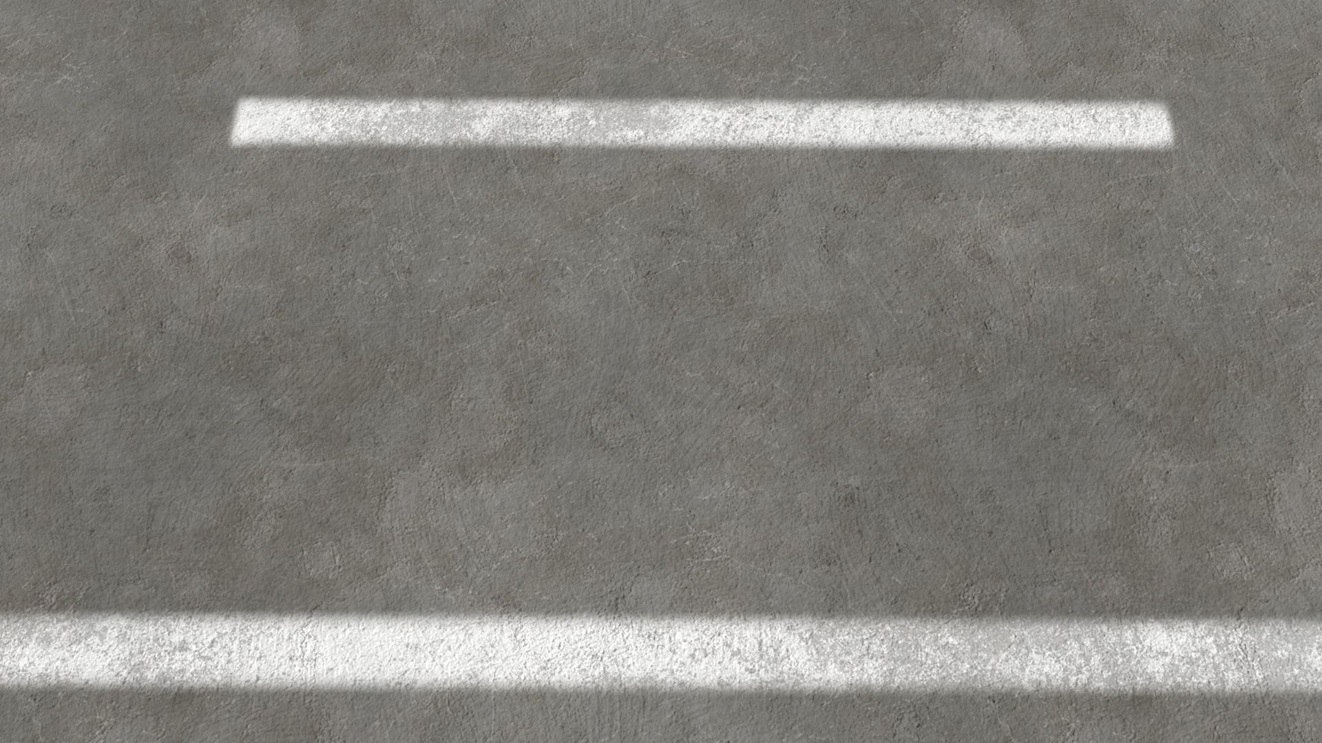 Concrete path 1 Low-poly 3D model_1