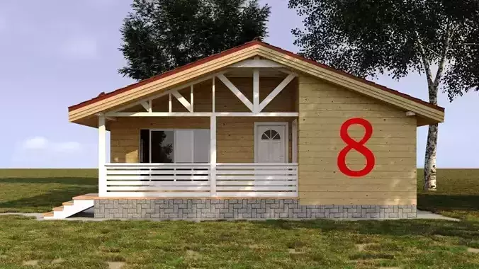 Kemping house Free 3D model