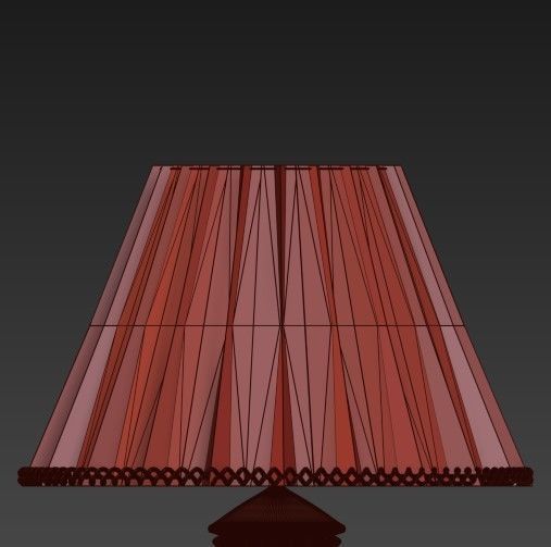 Classic table lamp 3D model_1