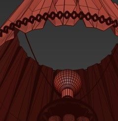 Classic table lamp 3D model_3