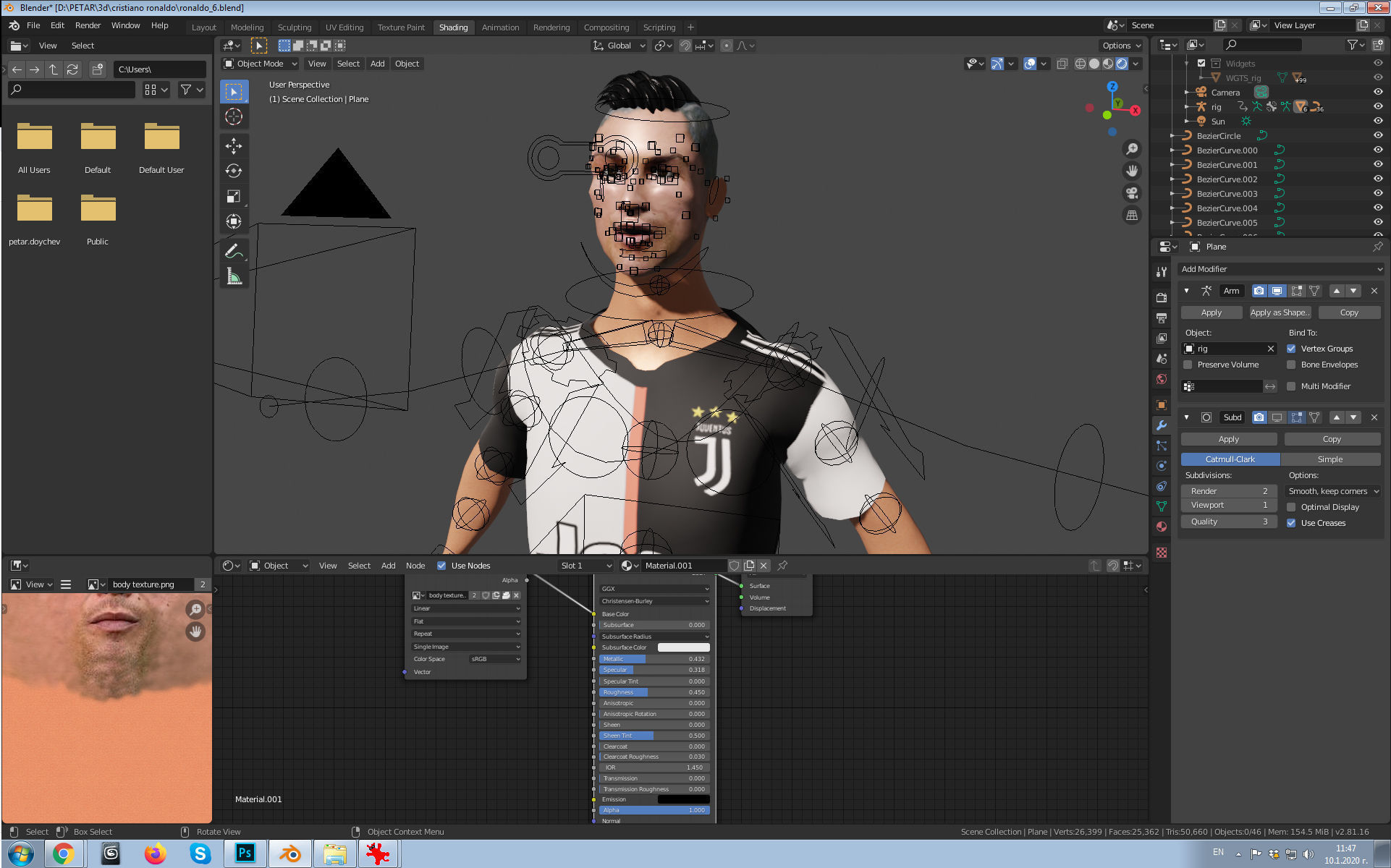 Cristiano Ronaldo 3D model_5