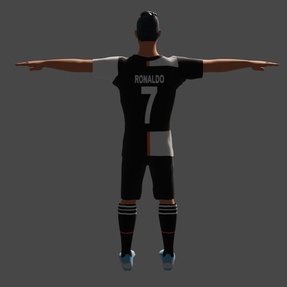 Cristiano Ronaldo 3D model_4