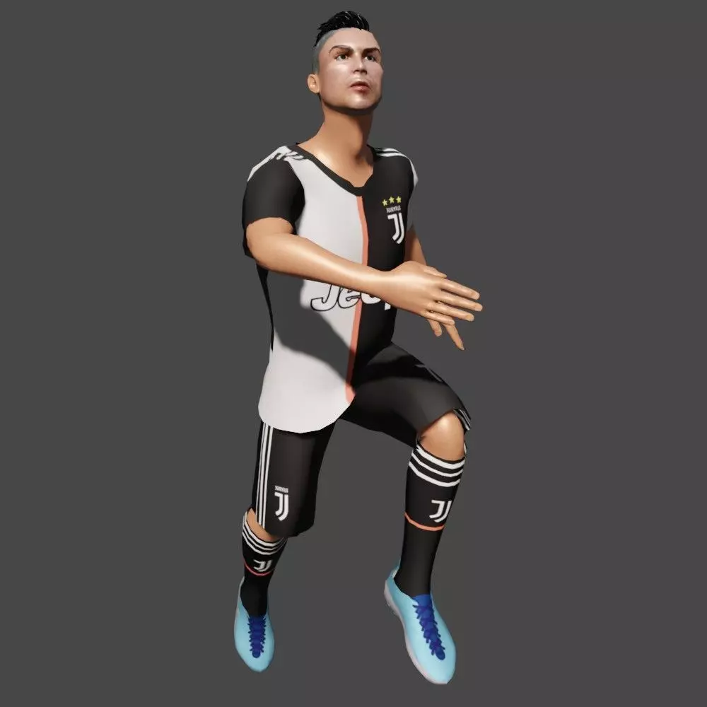 Cristiano Ronaldo 3D model_0