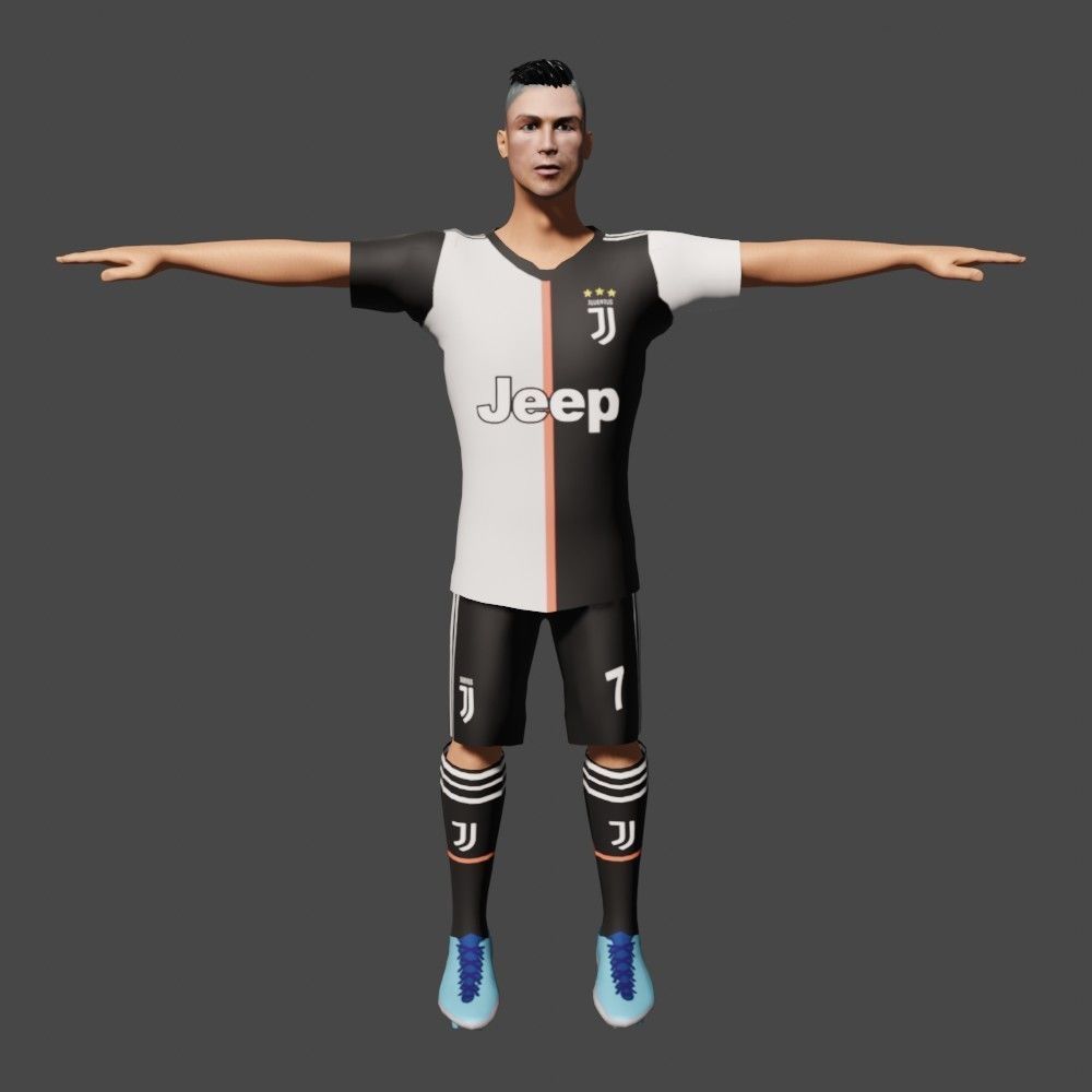 Cristiano Ronaldo 3D model_16