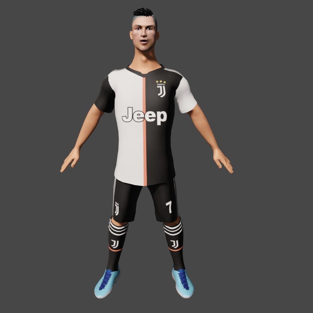 Cristiano Ronaldo 3D model_12