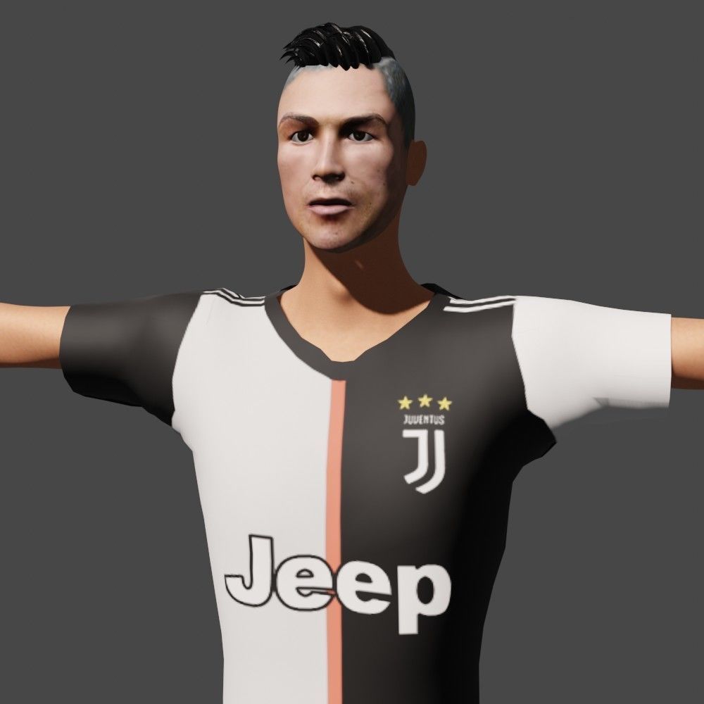 Cristiano Ronaldo 3D model_15