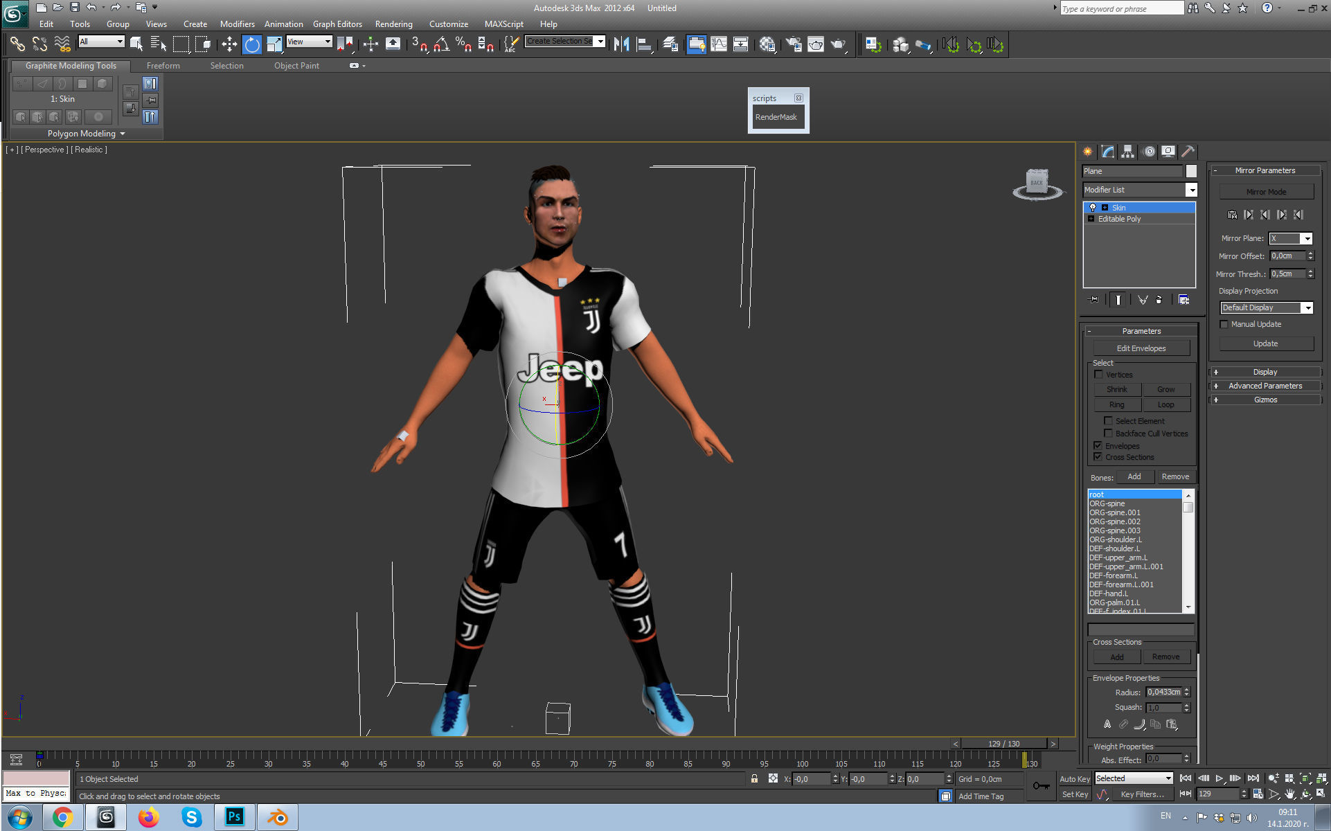 Cristiano Ronaldo 3D model_19