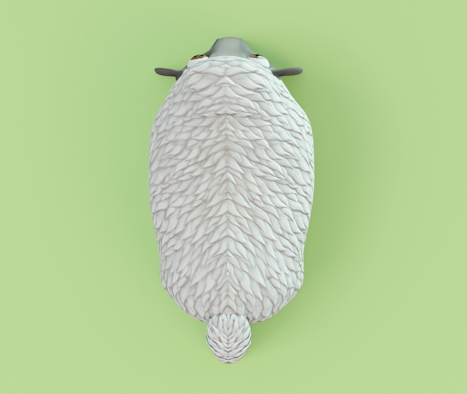 Sheep 3D Model toy Low-poly 3D model_20