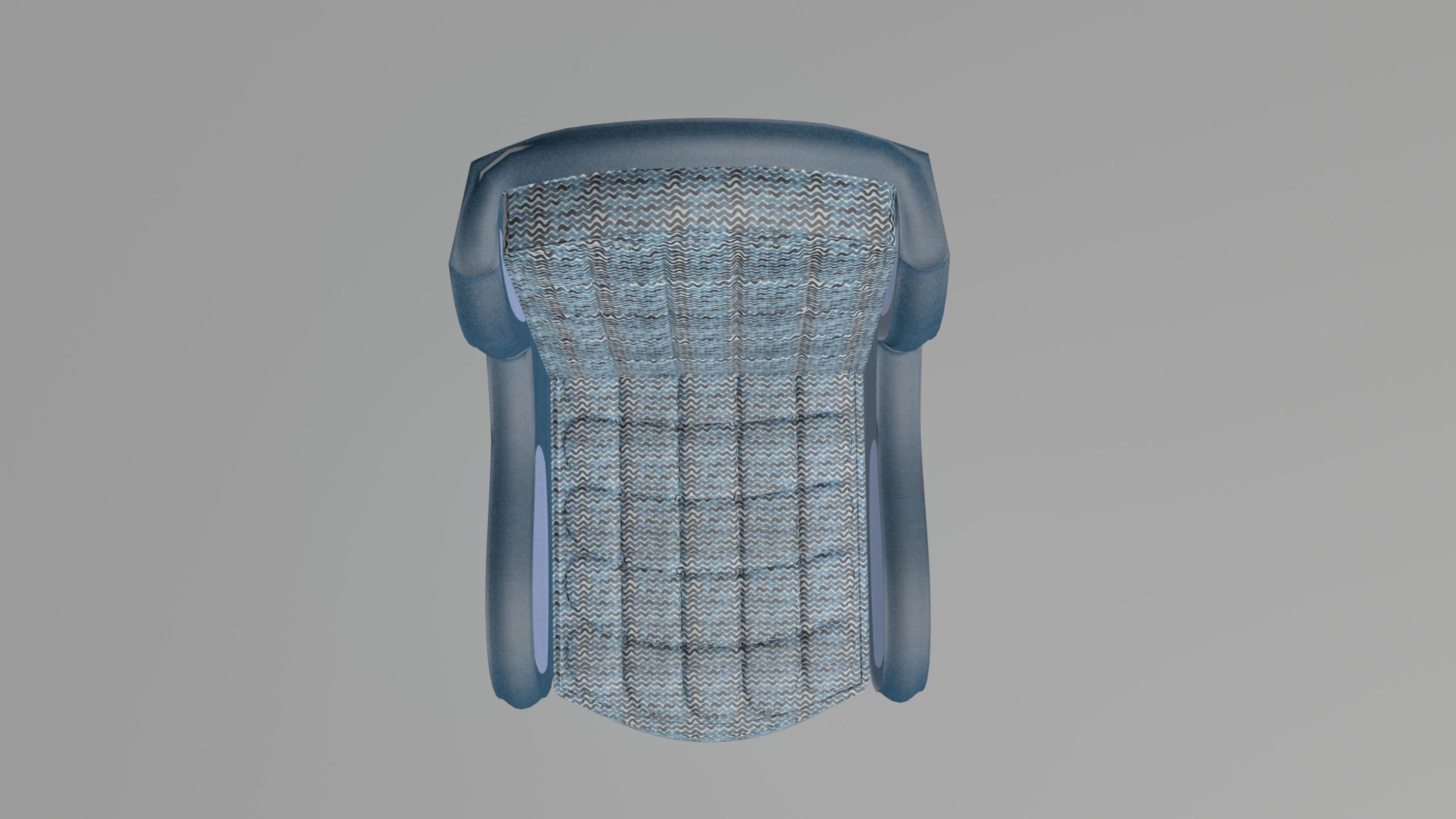 Armchair number one 3D model_6