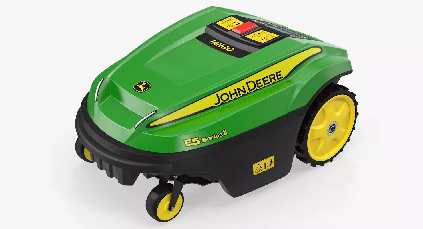 John Deere Tango E5 Robotic Lawn Mower Rigged 3D model