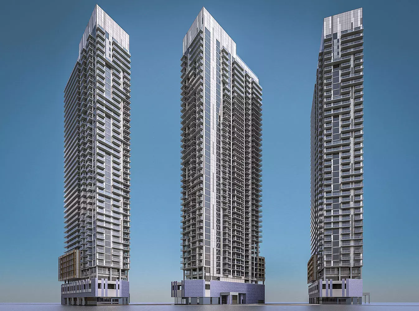 Apartment Building 02 Low-poly 3D model_0