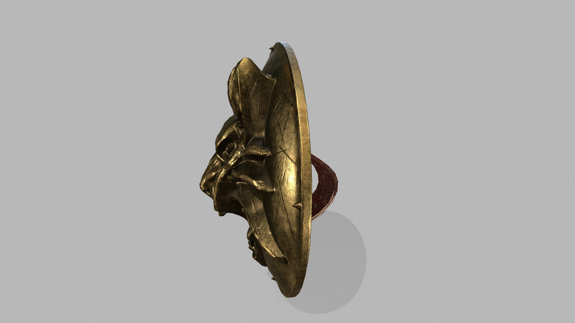 armor set Low-poly 3D model_14