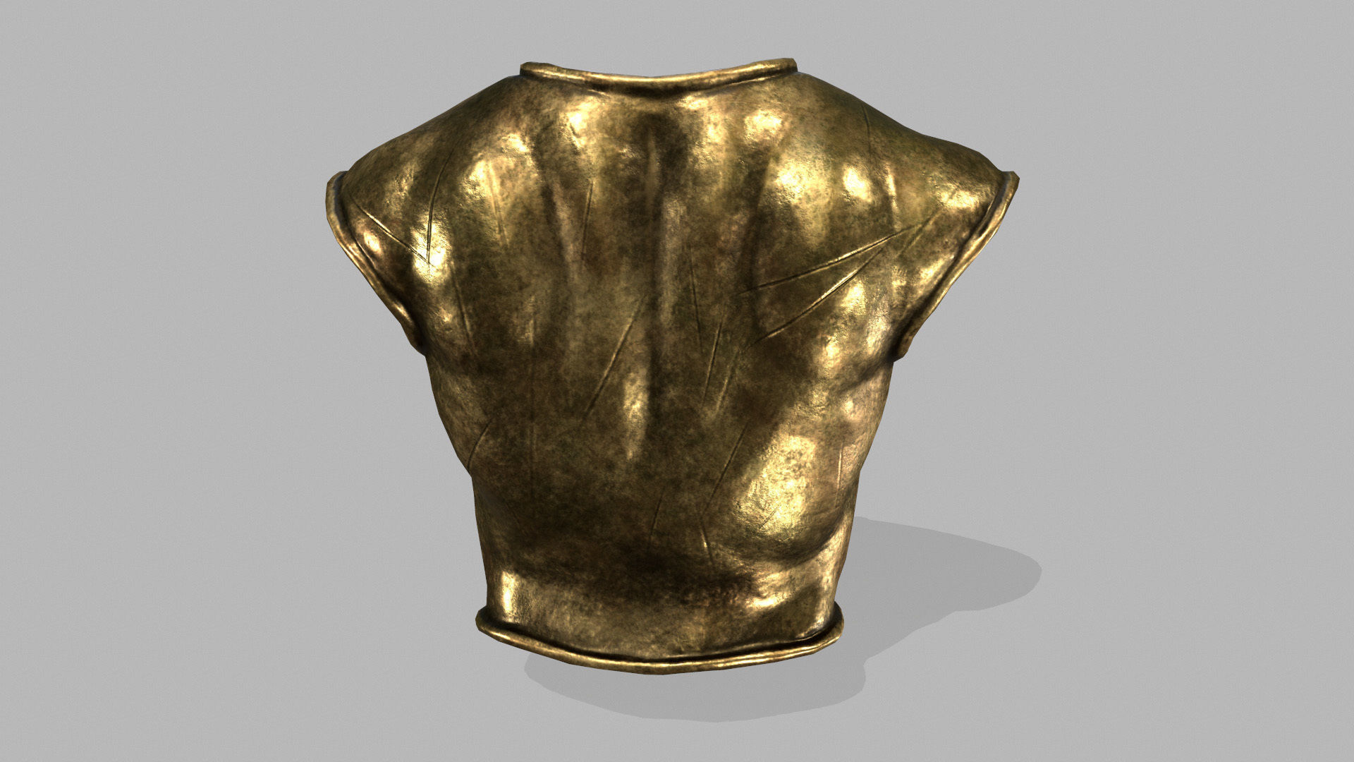 armor set Low-poly 3D model_3