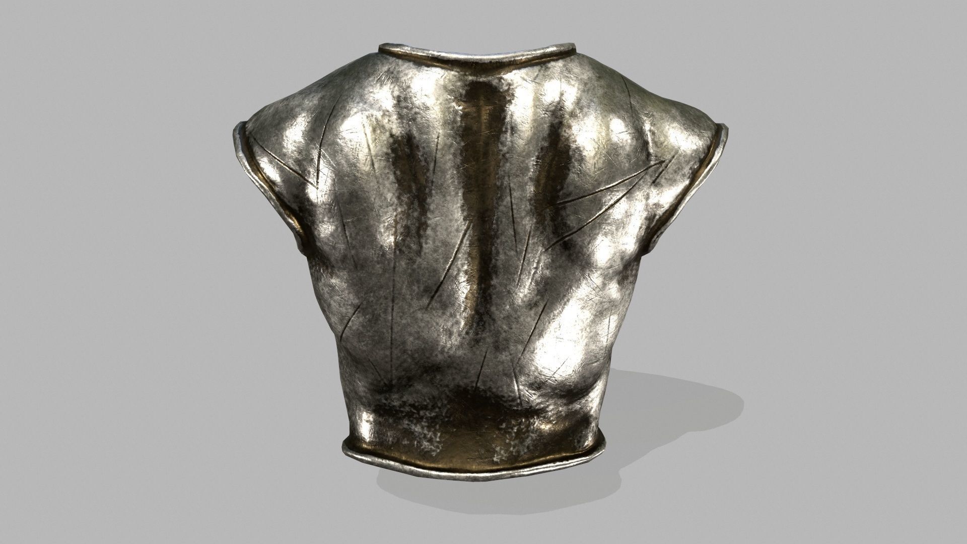 armor set witcher wolf head Low-poly 3D model_5