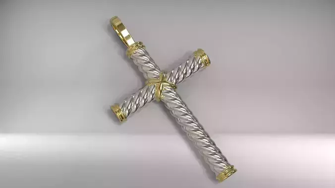 Wicker Cross  3D print model