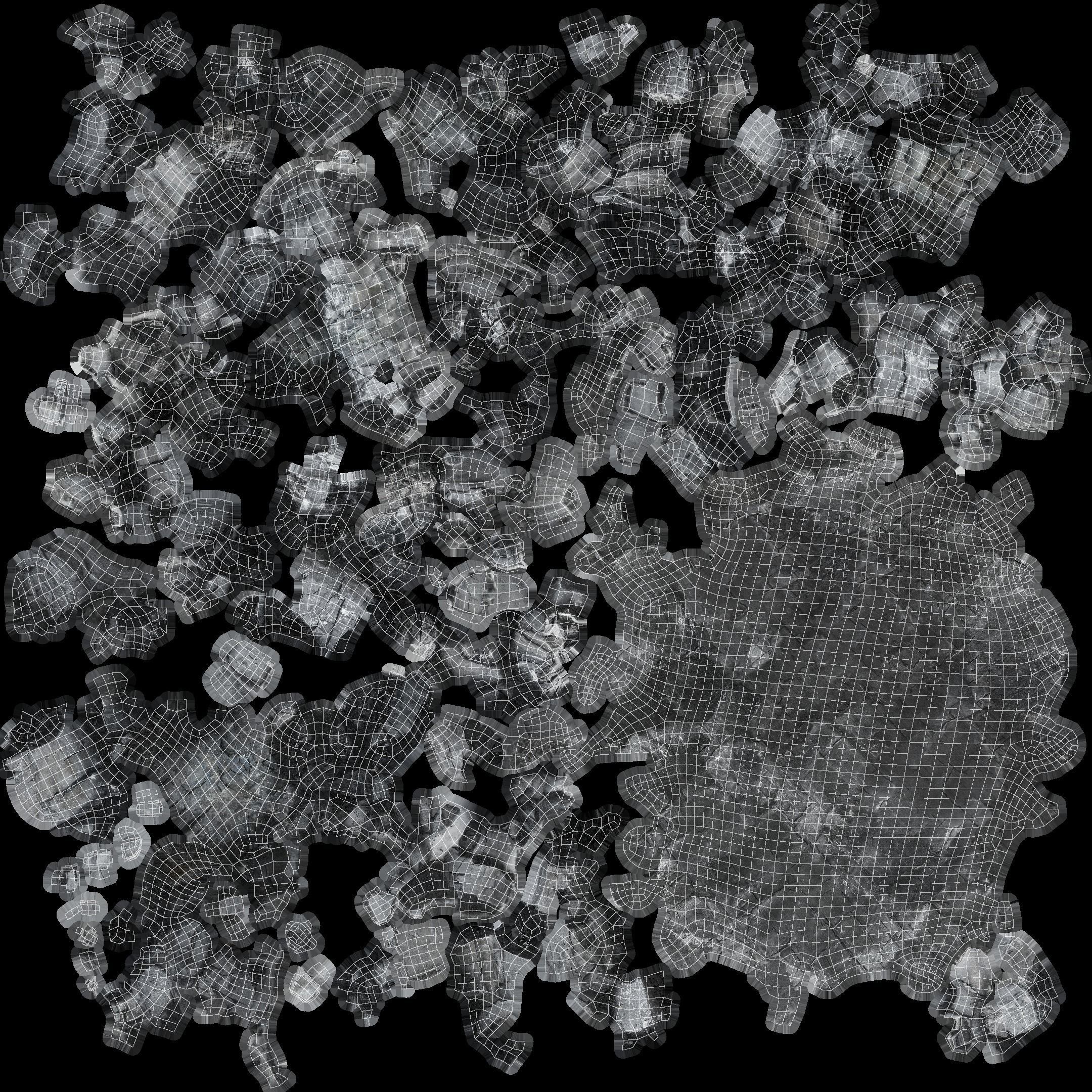 Burned Logs and Ashes Low-poly 3D model_47