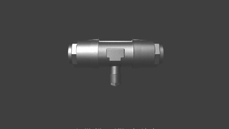 Metal Pipe Connector Free 3D model