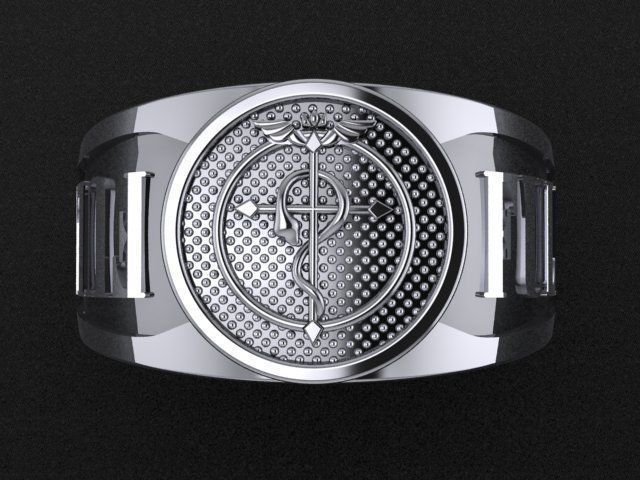 Fullmetal Alchemist ring 3D print or cnc model 3D print model_5