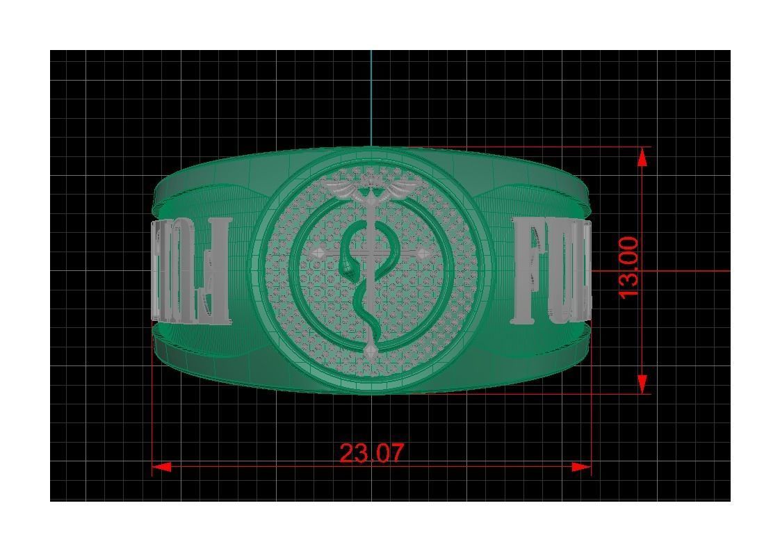 Fullmetal Alchemist ring 3D print or cnc model 3D print model_7