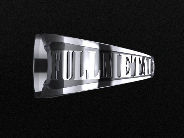 Fullmetal Alchemist ring 3D print or cnc model 3D print model_2