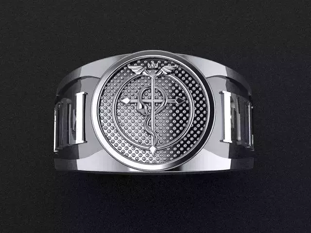 Fullmetal Alchemist ring 3D print or cnc model 3D print model