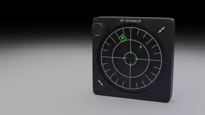 F16 Radar Warning Receiver - RWR 3D model