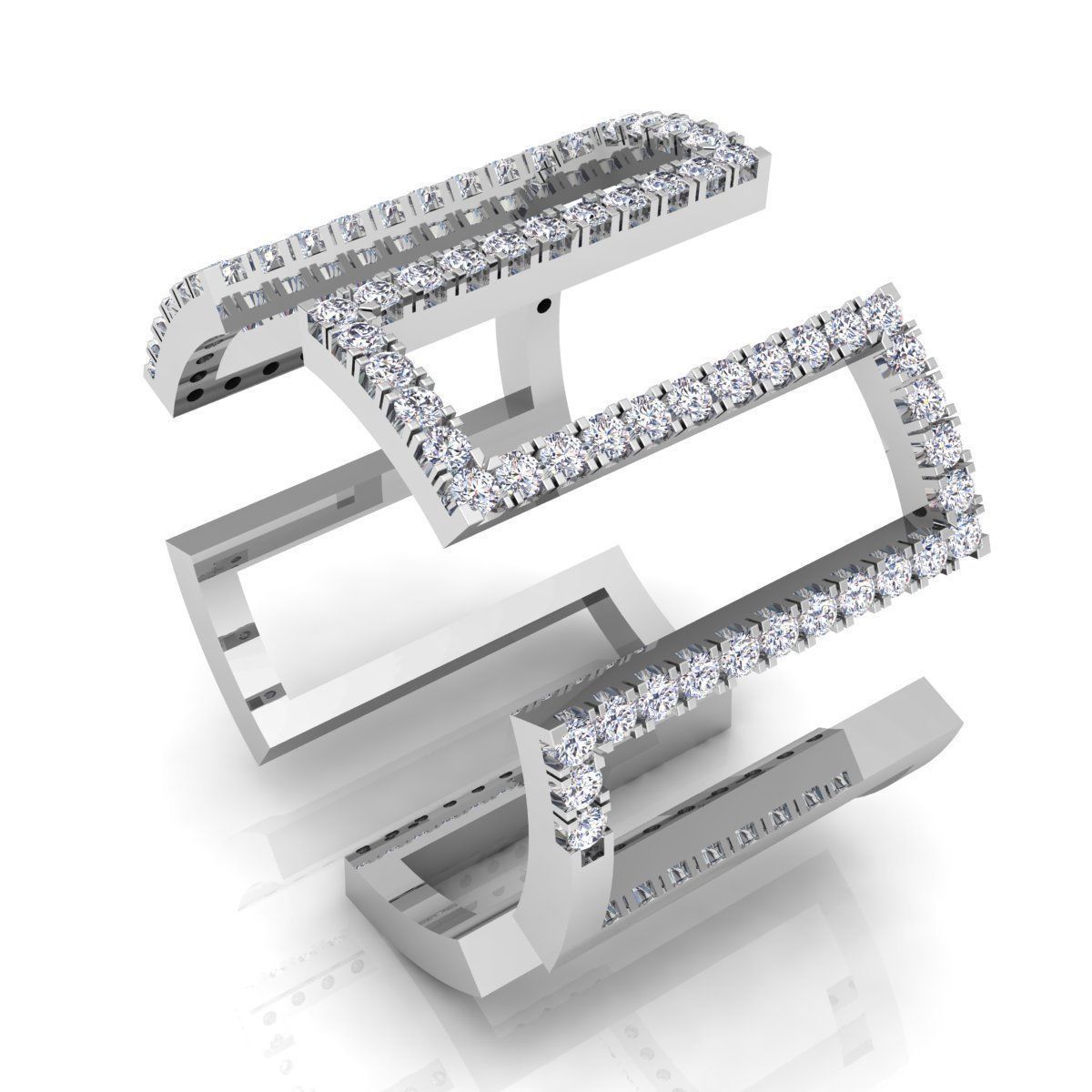 Royal Fancy Ring 3D print model_11