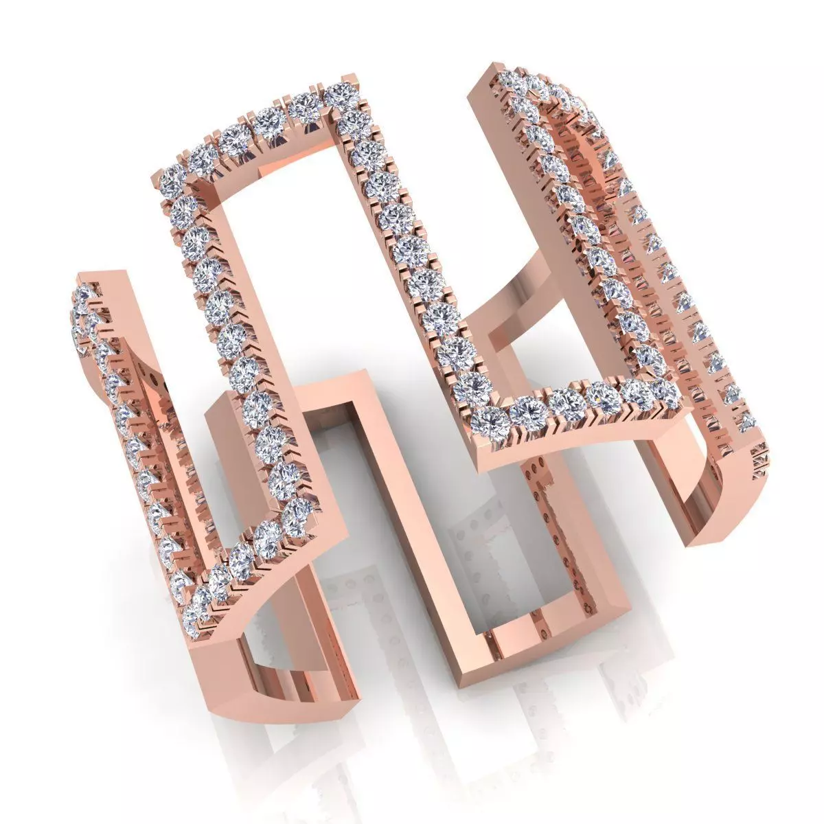 Royal Fancy Ring 3D print model_0