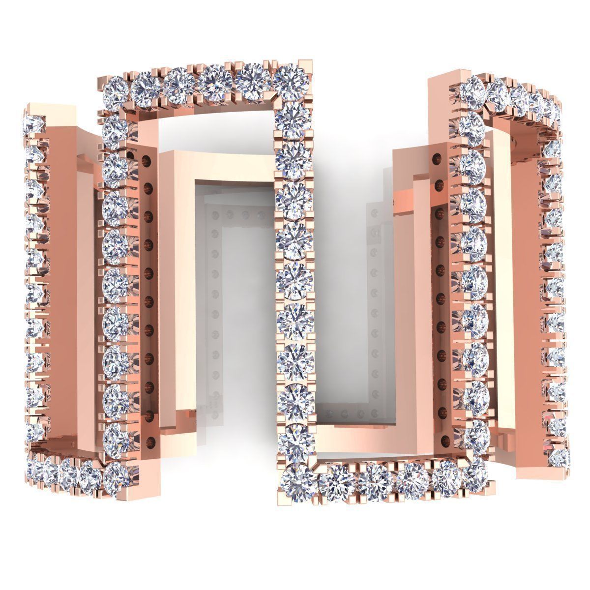 Royal Fancy Ring 3D print model_7