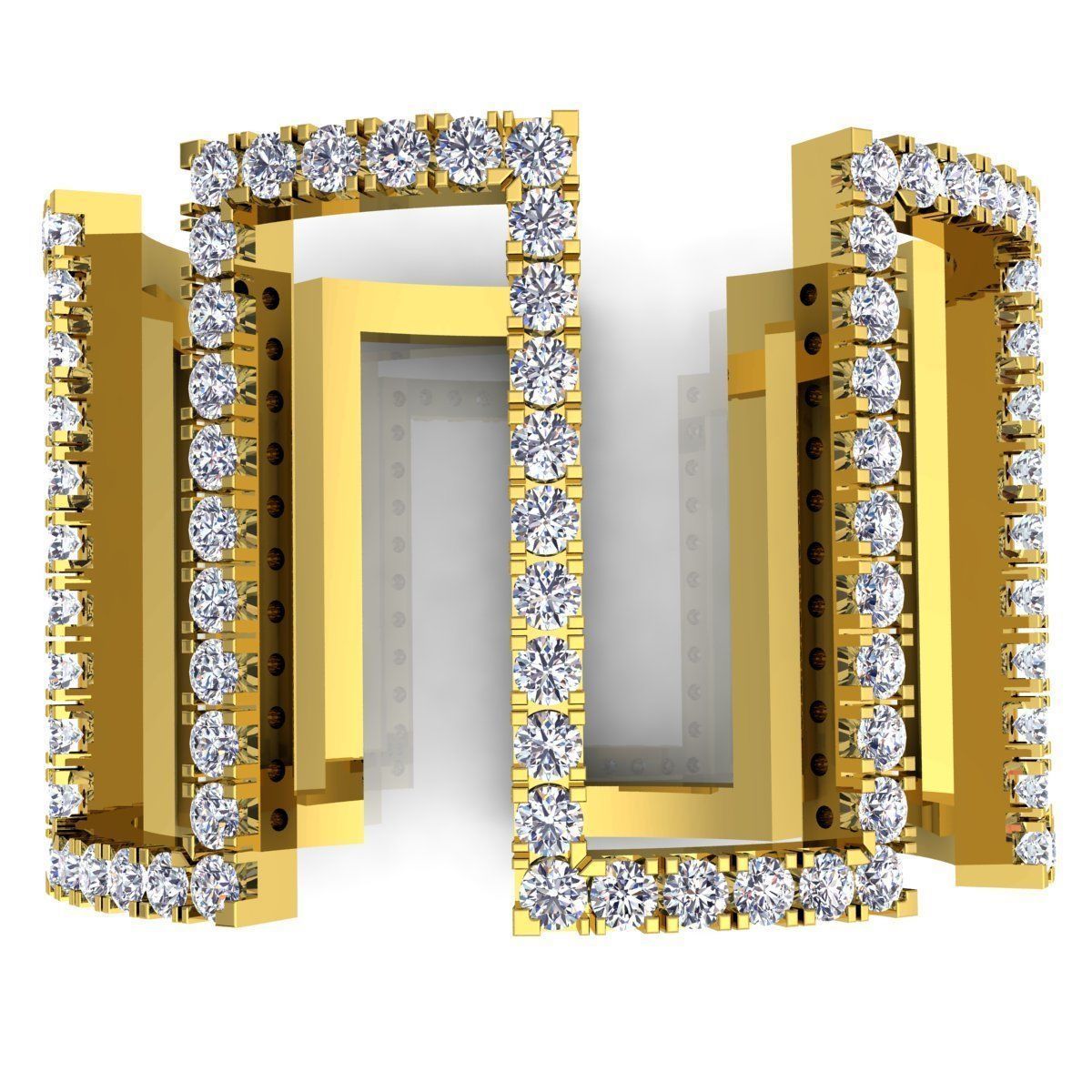 Royal Fancy Ring 3D print model_6