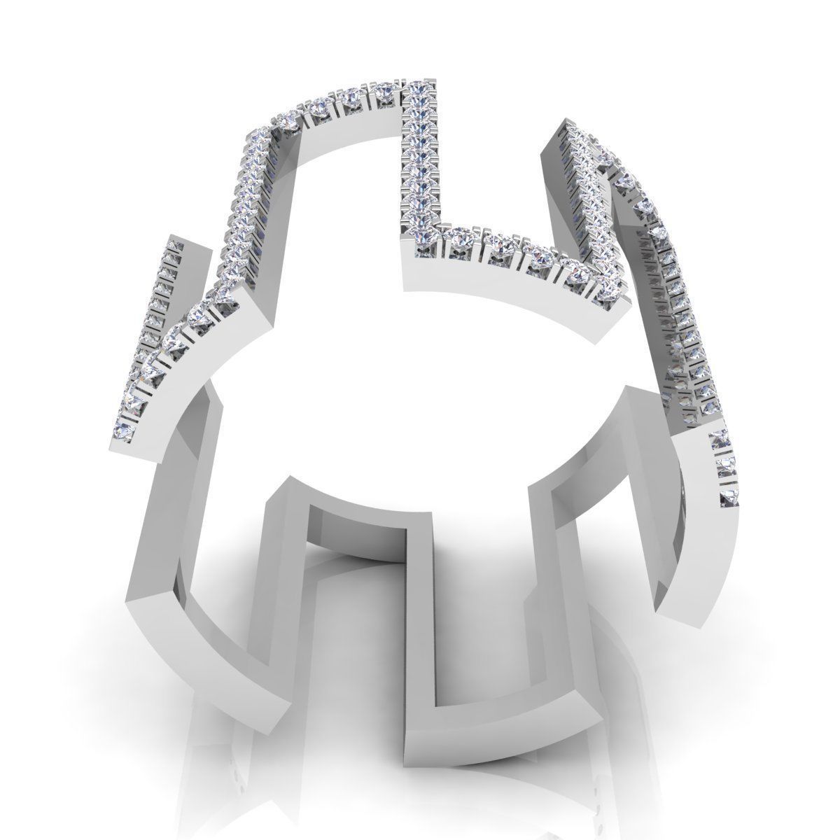 Royal Fancy Ring 3D print model_5