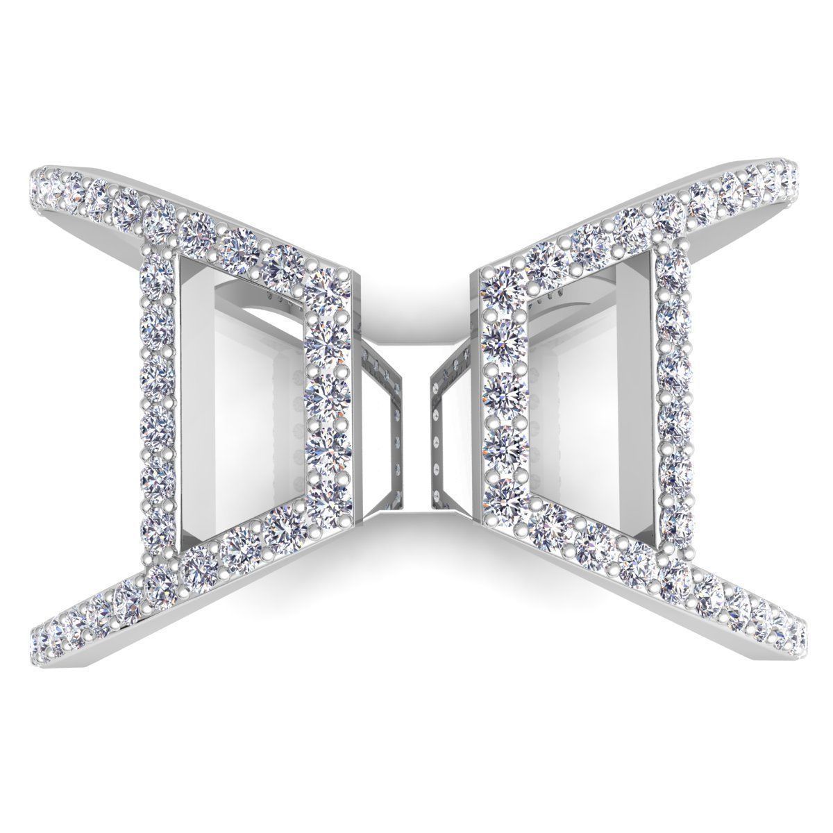 Fancy Woman Ring  3D print model_8