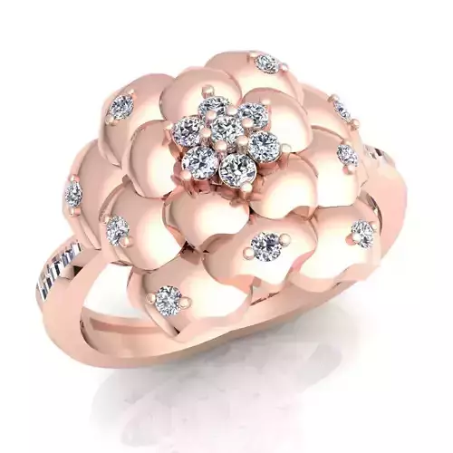 Fancy Woman Diamond Ring 
