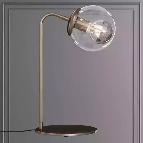 Modo Desk Lamp Bronze and Clear Glass