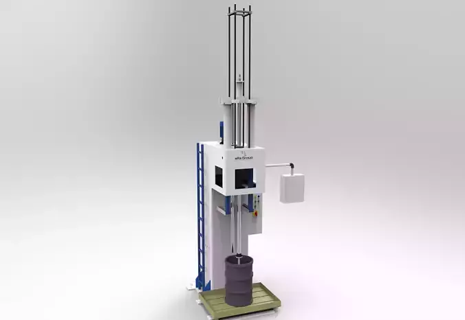Honing machine Complete Manufacturable Design 3D model