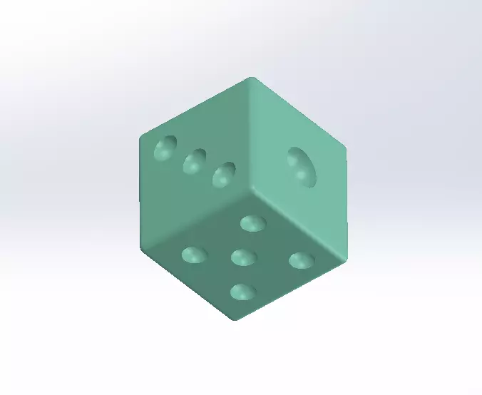 gaming dices Free 3D print model