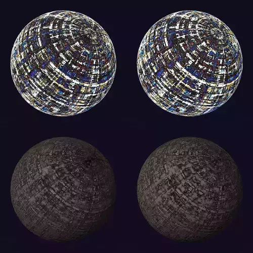 Scifi Artificial Moon Shader 006