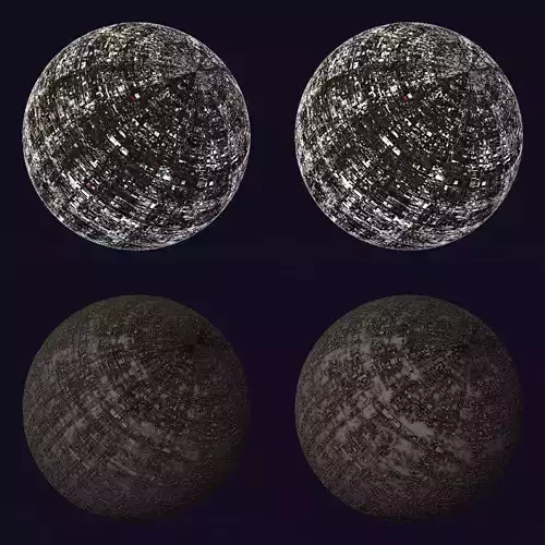 Scifi Artificial Moon Shader 007