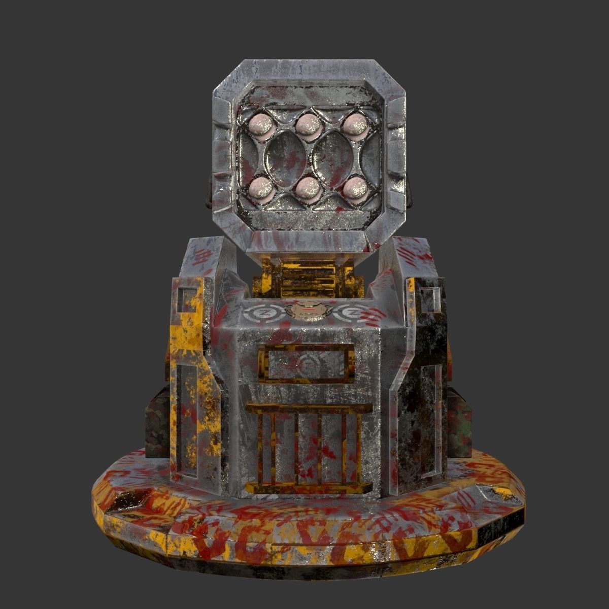  Rocket Launcher 3D model_6